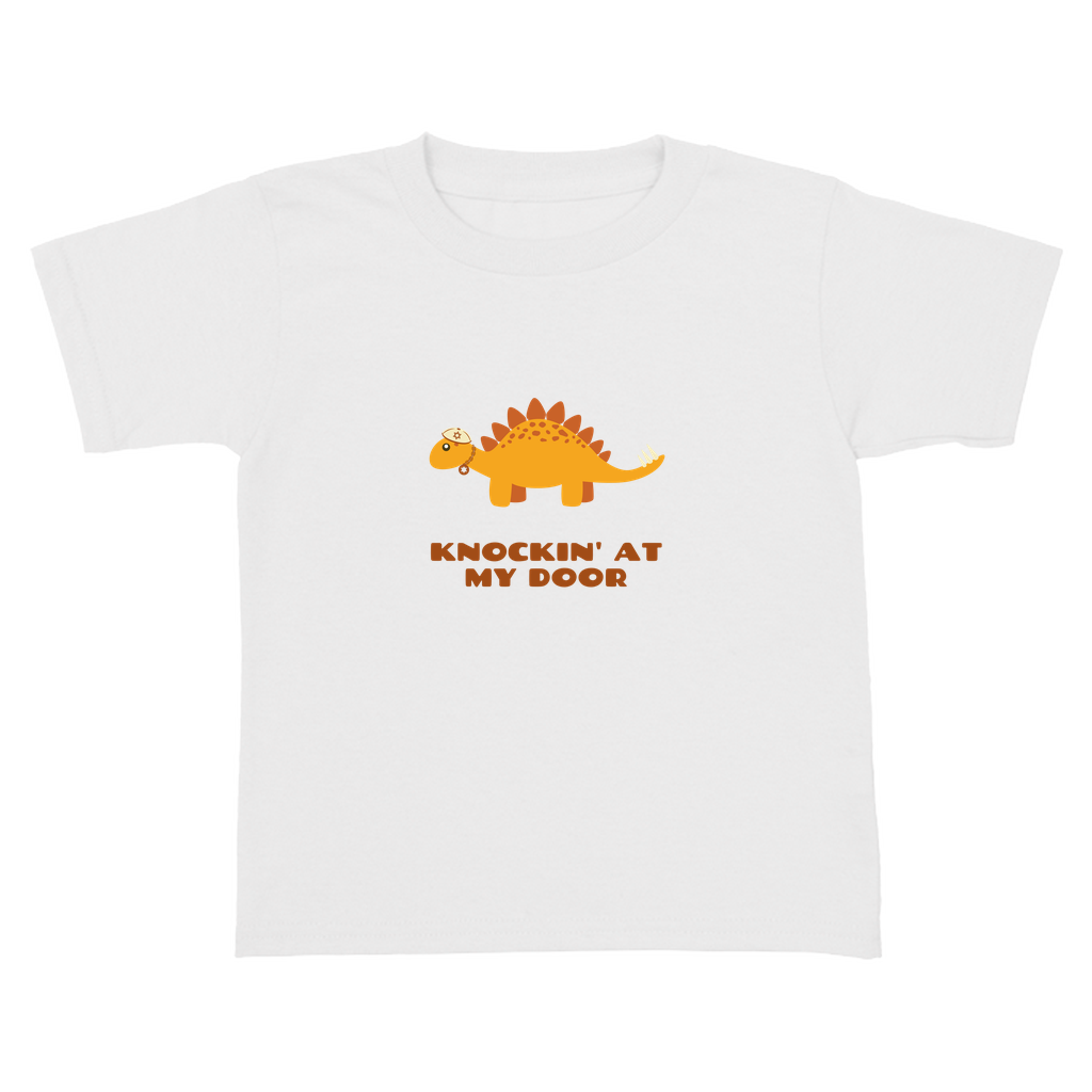 Dinosaur Knockin' at My Door Todder Tee