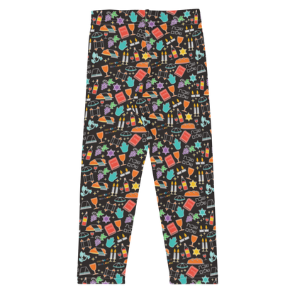 Little Kid's Colorful Shabbat Leggings