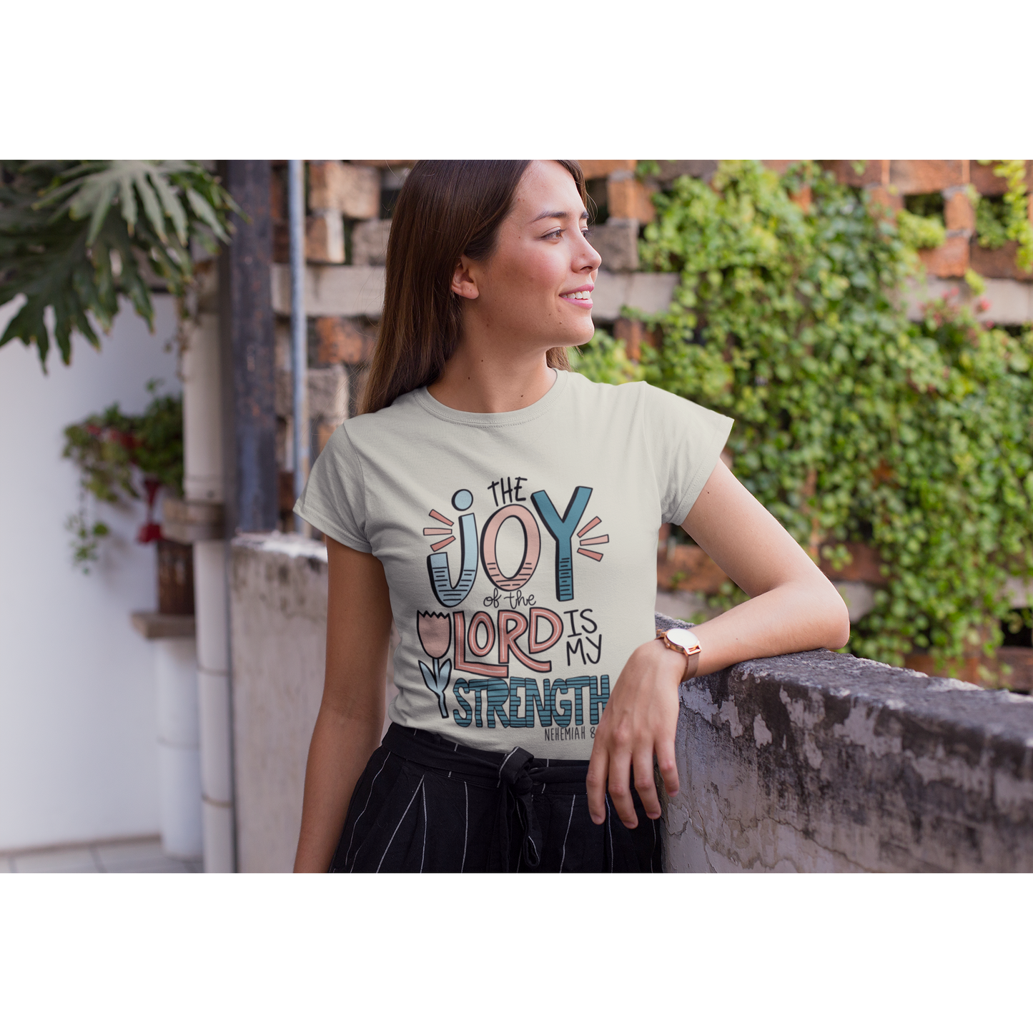 Proverbs: The Joy of The Lord us My Strength Women's Relaxed T-Shirt